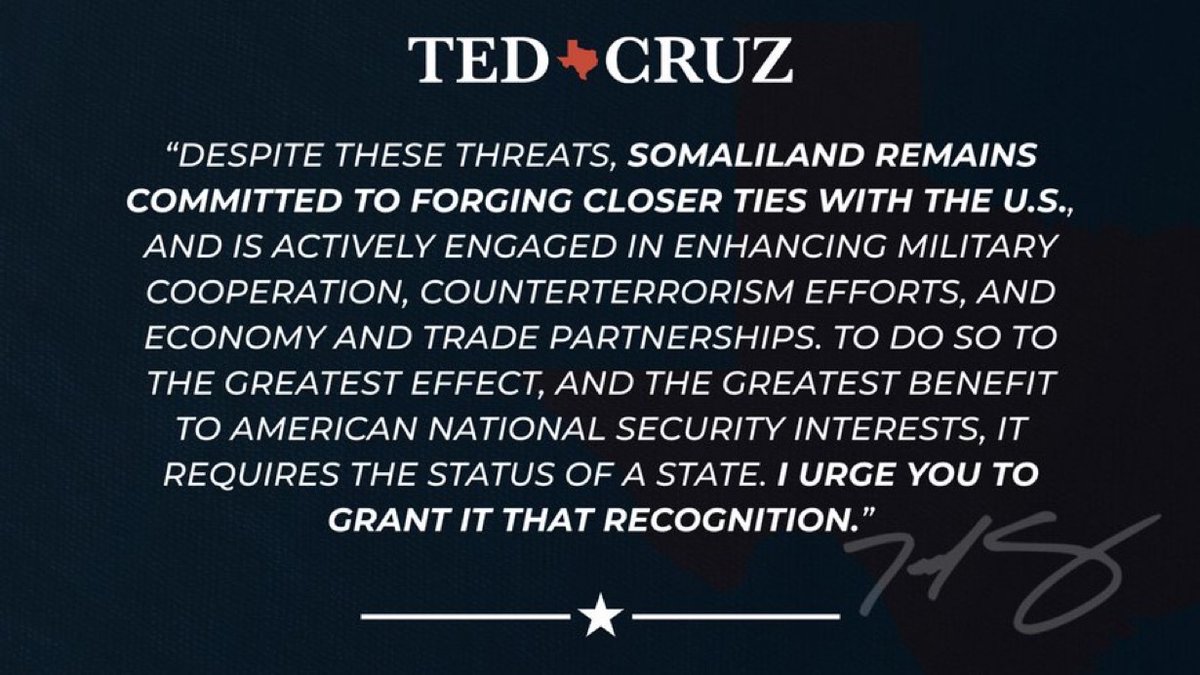 Koobaad's tweet photo. 🚨Breaking: Congresswoman Ilhan Omar vows to block @GOP  @SenTedCruz from recognizing Somaliland.

Ilhan said “How can the son of Cuban/Italian migrants go against the interests of Somalia!”

Ilhan is a Somalian double agent working for the CCP 🇨🇳. https://t.co/m6vSlVNMoN