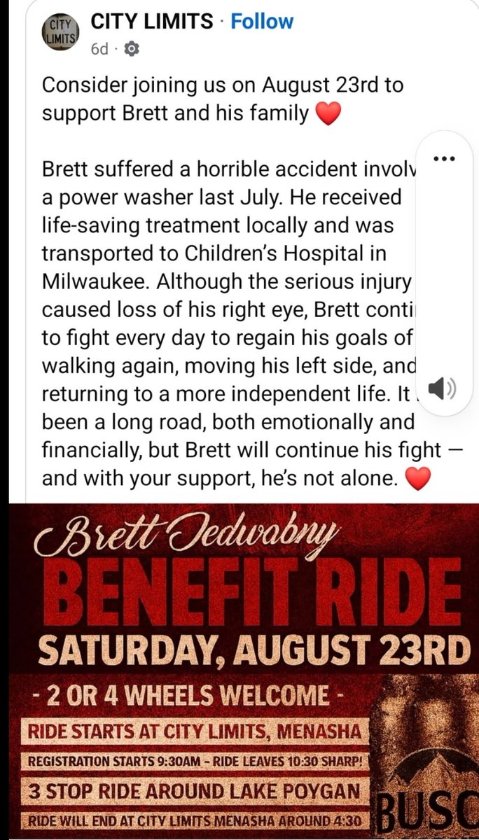 Good time for a great cause.   🚘🏍