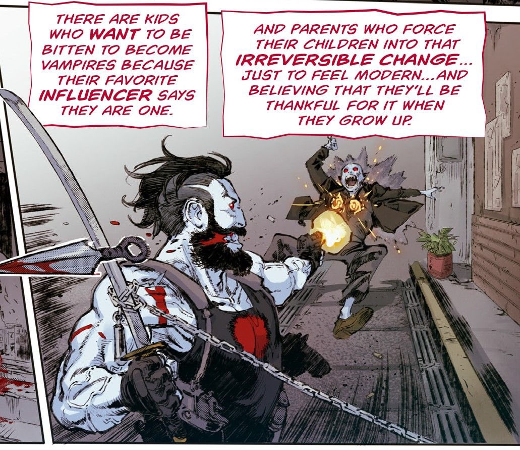 FkMySmPnsLife's tweet image. Valiant’s competitor to the Absolute and Ultimate universes have started off with a bang: Transphobia in the first issue!