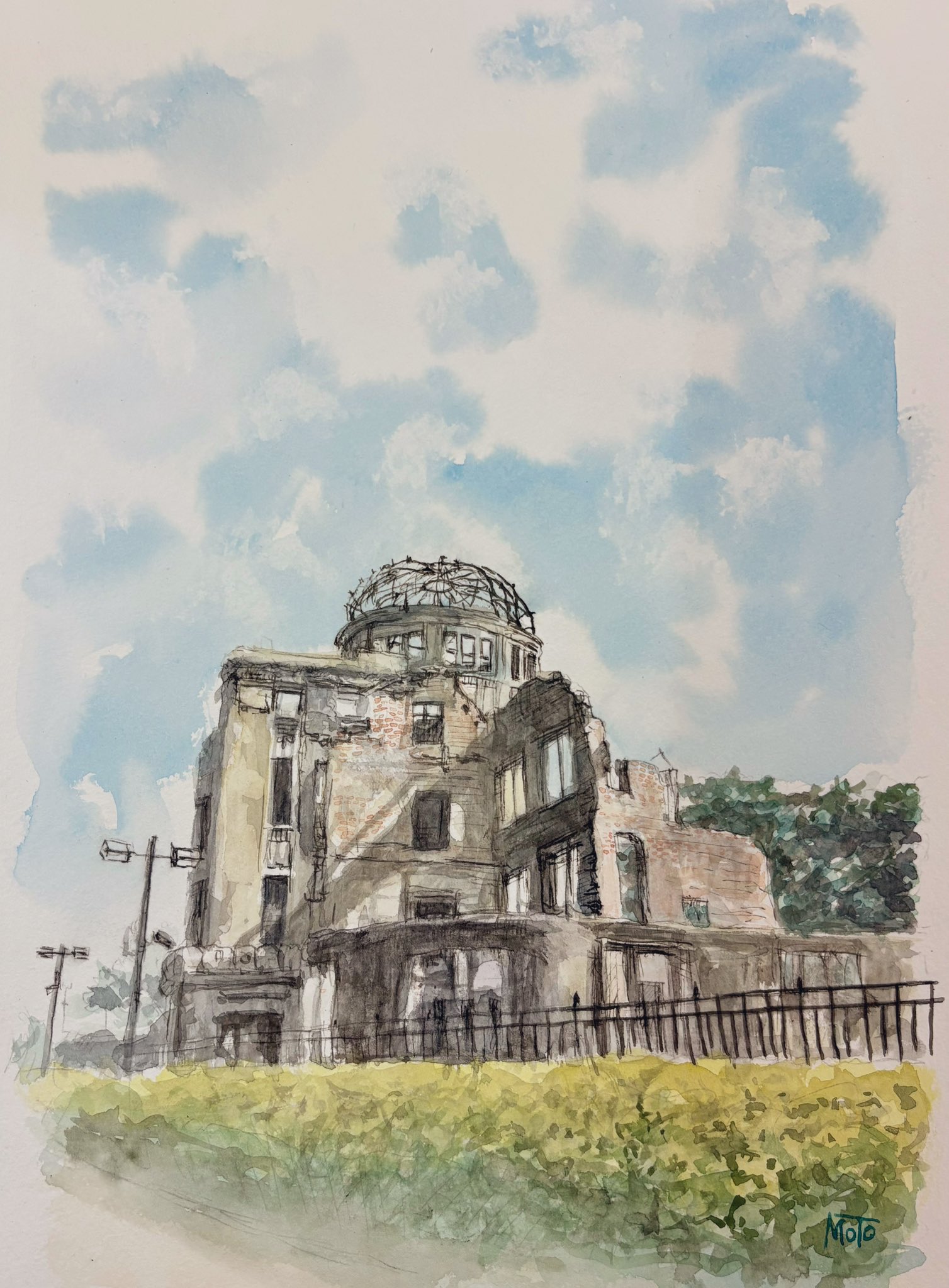 原爆ドーム 絵画 漆喰画 送料込 原爆ドーム 絵画 漆喰画 送料込 原爆ドーム 絵画