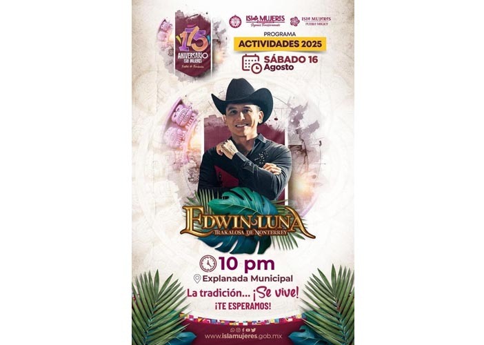 Edwin Luna y La Trakalosa encabezan festejos por aniversario de Isla Mujeres ift.tt/FP2igfQ