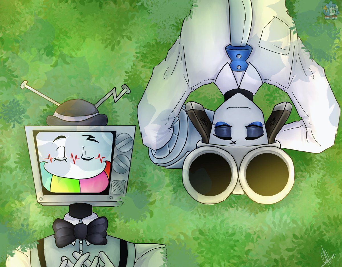 Los tortolitos 🗣️✨ #SMG4 #smg4fanart #smg4gunshow #wpnz #puzzles #gunshow