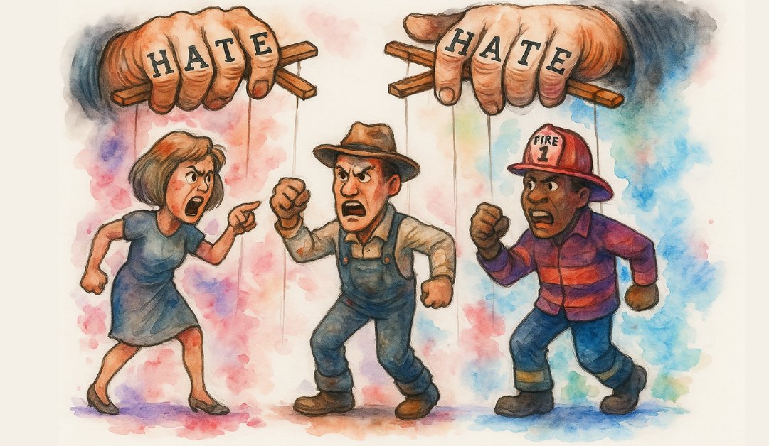AllSides (@allsidesnow) on Twitter photo Hatred is easy. It can give us energy and a sense of righteousness without requiring the hard work of building.
Read more from AllSides CEO <a href="/JohnGable/">John Gable</a> as he reflects on the recent New York Times essay by Mark Edmundson, “I Hate, Therefore I Am” <a href="/1mark6w/">Mark Edmundson</a>
allsides.com/blog/hatred-ea… Hatred is easy. It can give us energy and a sense of righteousness without requiring the hard work of building.
Read more from AllSides CEO <a href="/JohnGable/">John Gable</a> as he reflects on the recent New York Times essay by Mark Edmundson, “I Hate, Therefore I Am” <a href="/1mark6w/">Mark Edmundson</a>
allsides.com/blog/hatred-ea…