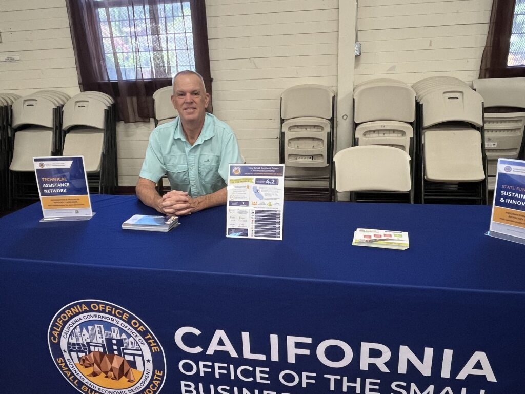 CaliforniaOSBA's tweet image. 🌄 On Aug 6, CalOSBA joined The Summit in San Andreas connecting rural business owners with state &amp;amp; federal leaders!

Team members Bob Adams &amp;amp; Shruti Narain shared insights on resiliency &amp;amp; funding. 📸 Shoutout to Isaiah Green, also representing CalOSBA!

#CalOSBA #SmallBizCA