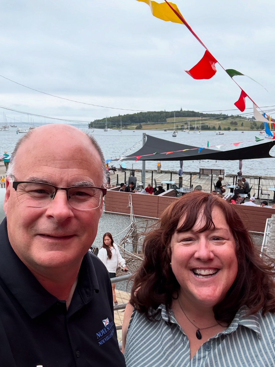 Beautiful &amp; productive day in Lunenburg with my colleague, Hon. Susan Corkum-Greek #Thankyou #Lunenburg #NovaScotia
