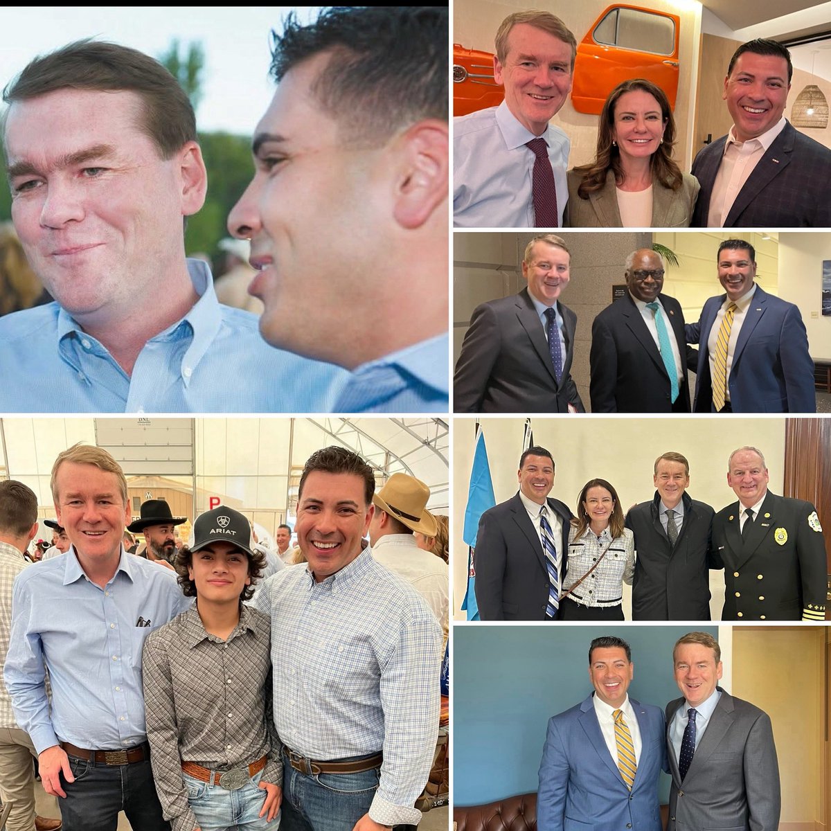 Great to catch up recently with Senator <a href="/MichaelBennet/">Michael Bennet</a>. Over the years—from town halls to GOTV—I’ve seen his integrity &amp; commitment to Colorado values firsthand. As CO’s 1st Latino Senate President, I’m proud to support my friend for Governor. #BennetForCO #COGov