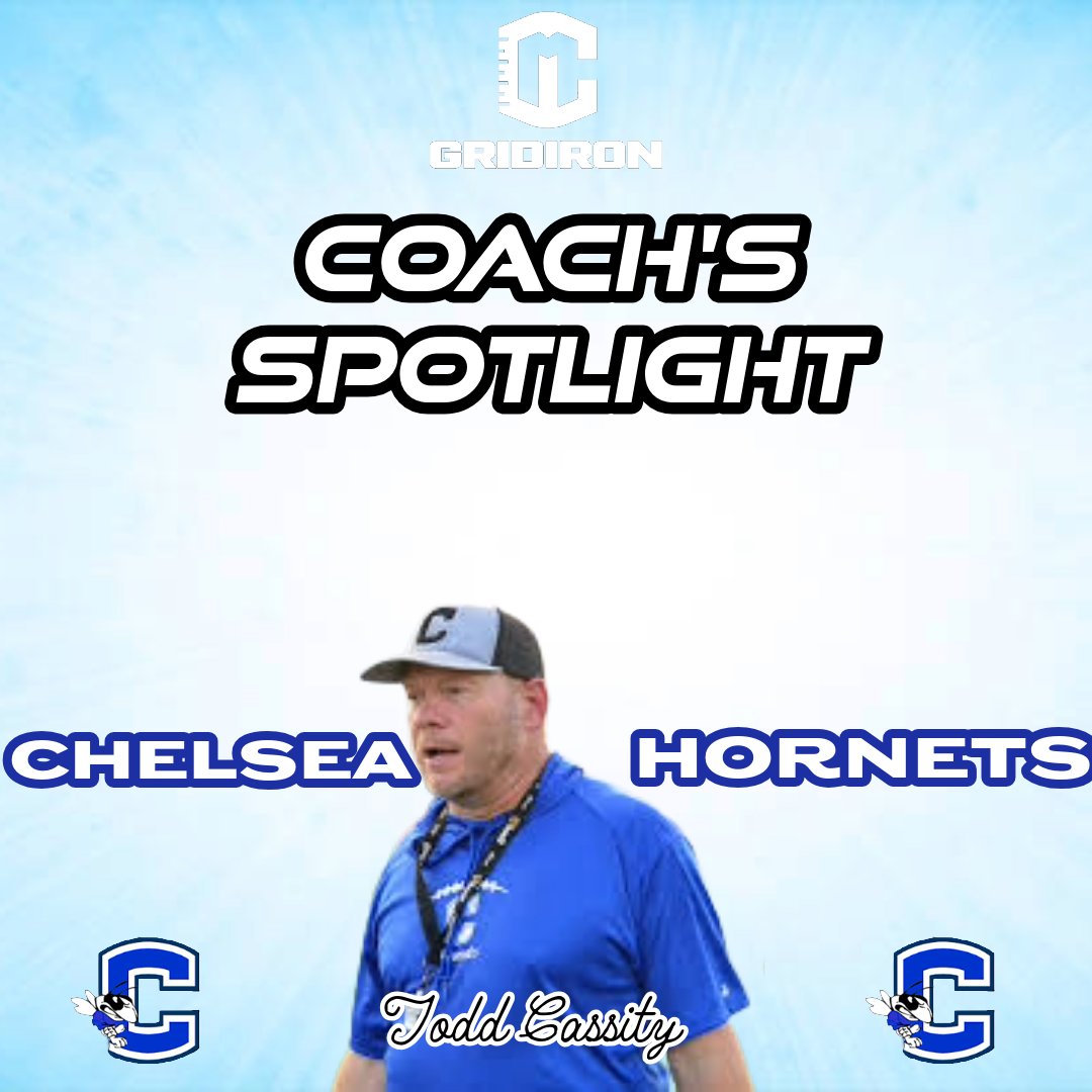CM Gridiron Coach's Spotlight
Presented By: j&amp;b printing, LLC.

🏈 CM Gridiron Coach Spotlight: Coach Todd Cassity – Building Chelsea Football for the Long Haul 🏈
 By CM Gridiron Staff

Since taking the helm of the Chelsea Hornets in 2022, Coach Todd Cassity has been tasked with