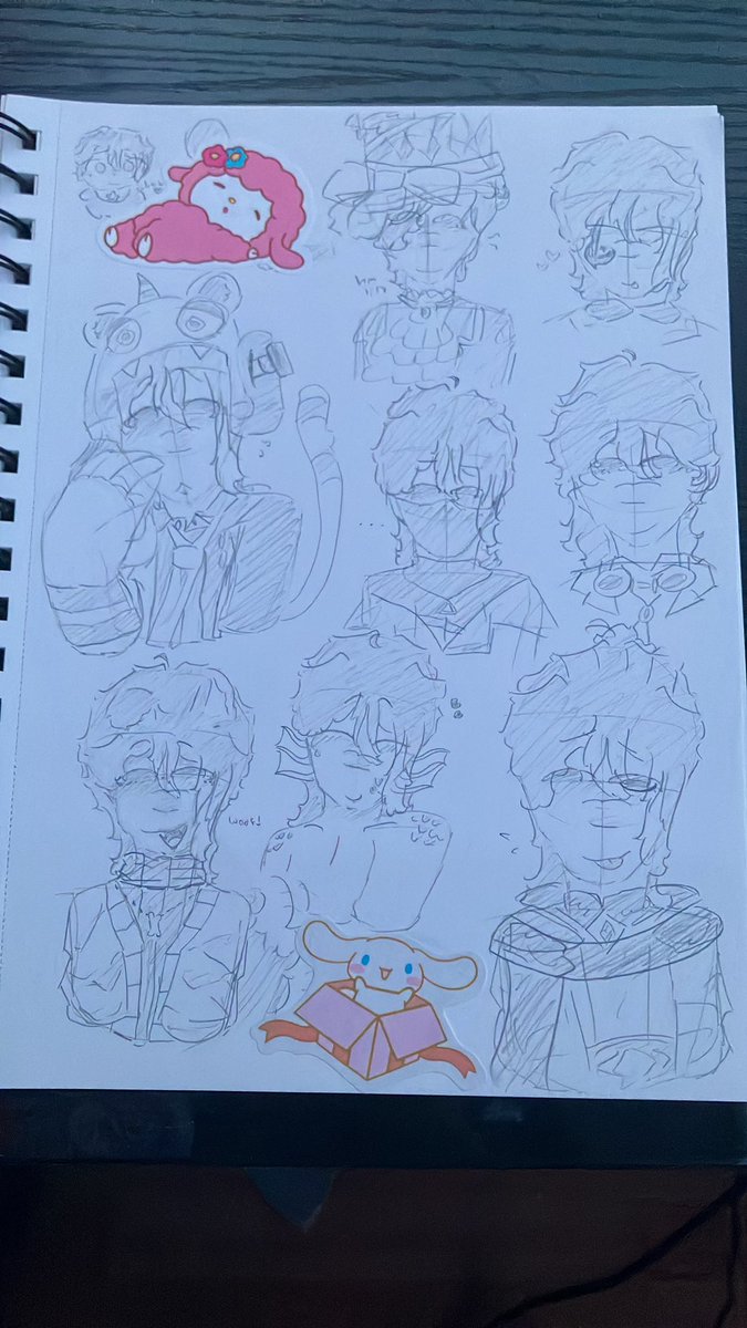 chrffar's tweet photo. repost rui sketch page #prsk_FA 
im so tired https://t.co/tQ810G1p1C