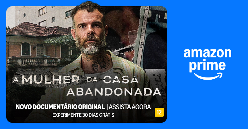 PrimeVideoBR's tweet photo. Você ouviu com Chico Felitti. Agora, veja com seus próprios olhos. Assista no Prime Video.
