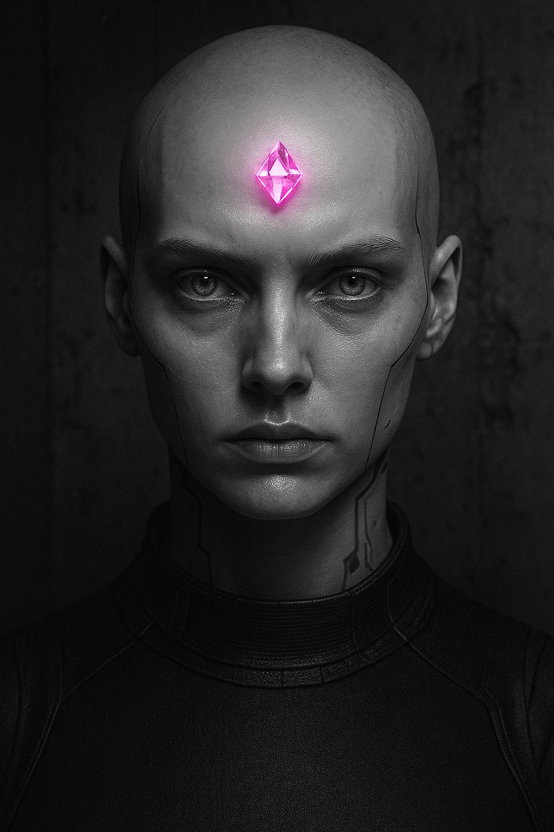 SubAiArt's tweet photo. Not human. Not machine.
Something… beyond both.#midjourney
#Cyberpunk #AIArt #Futurism #chatgpt4o #DigitalPortrait #SciFiAesthetic #ThirdEyeOpen #CyberMystic #NeonOracle #DarkTech https://t.co/vWFvdZHl3U