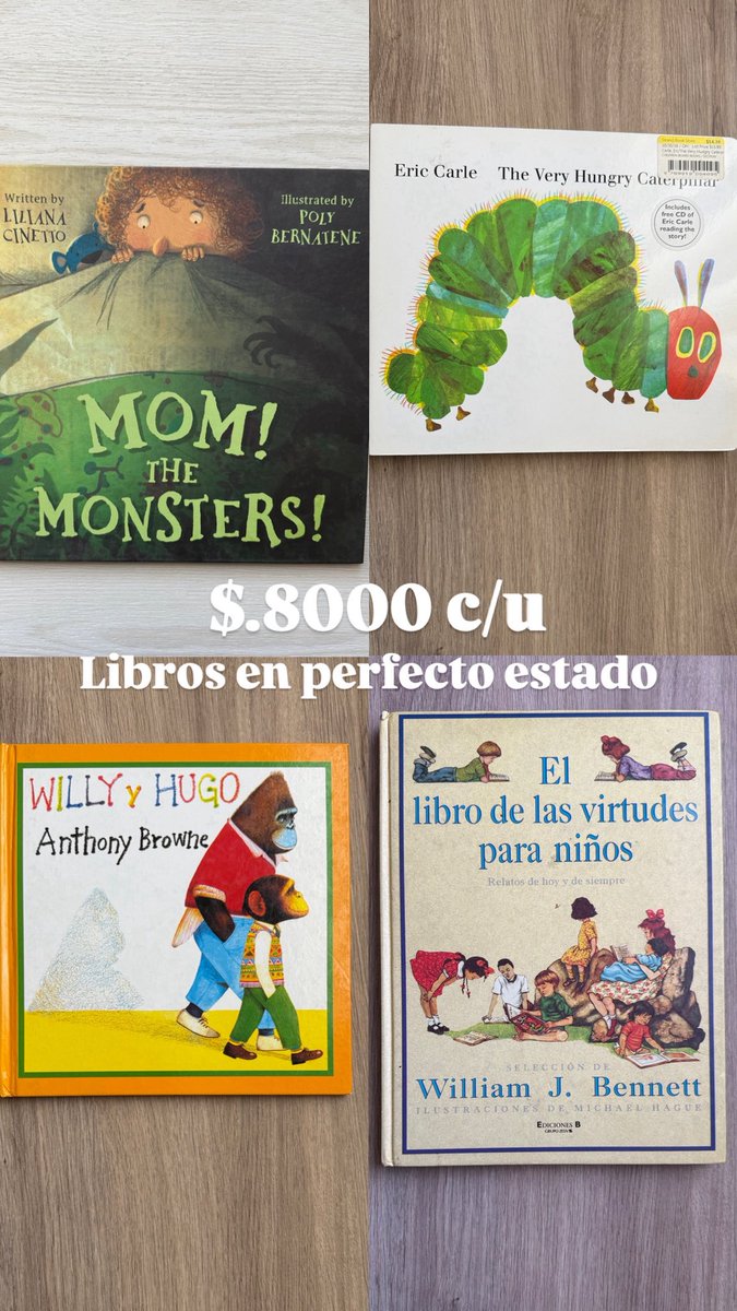 cdelpilar_'s tweet photo. Estoy vendiendo libros infantiles, feliz si me ayudan dando RT.
Están todos en perfecto estado, muchos de ellos nuevos sin uso. https://t.co/Sef7oTVXIa