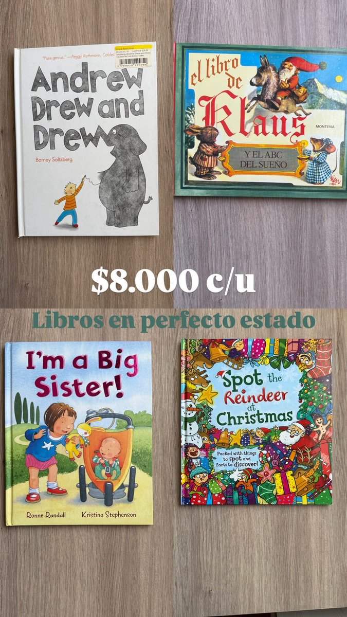 cdelpilar_'s tweet photo. Estoy vendiendo libros infantiles, feliz si me ayudan dando RT.
Están todos en perfecto estado, muchos de ellos nuevos sin uso. https://t.co/Sef7oTVXIa