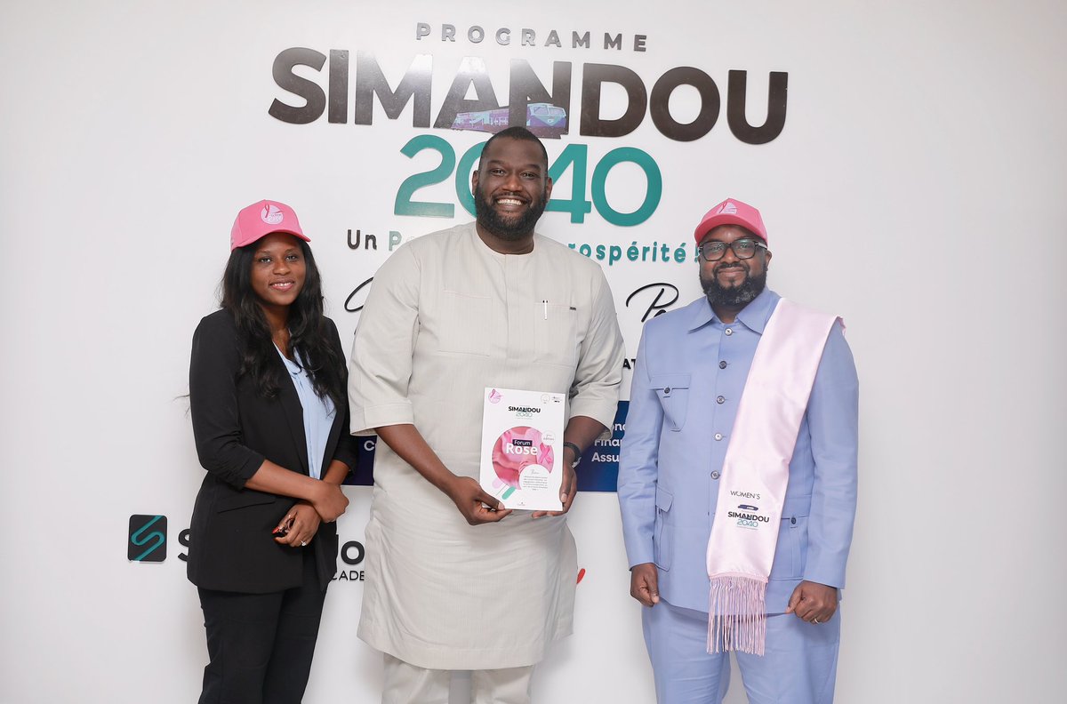 #ForumRose2èmeEdition 
Rencontre avec M. <a href="/djisanfina/">Djiba DIAKITÉ</a>, Min. Dircab de la présidence , et Mme Maïmouna Diakhaby conseillère du président.  Sous l’axe Santé &amp; Bien-être de #Simandou2040, cap sur la sensibilisation, le soutien et la prise en charge des cancers féminins.