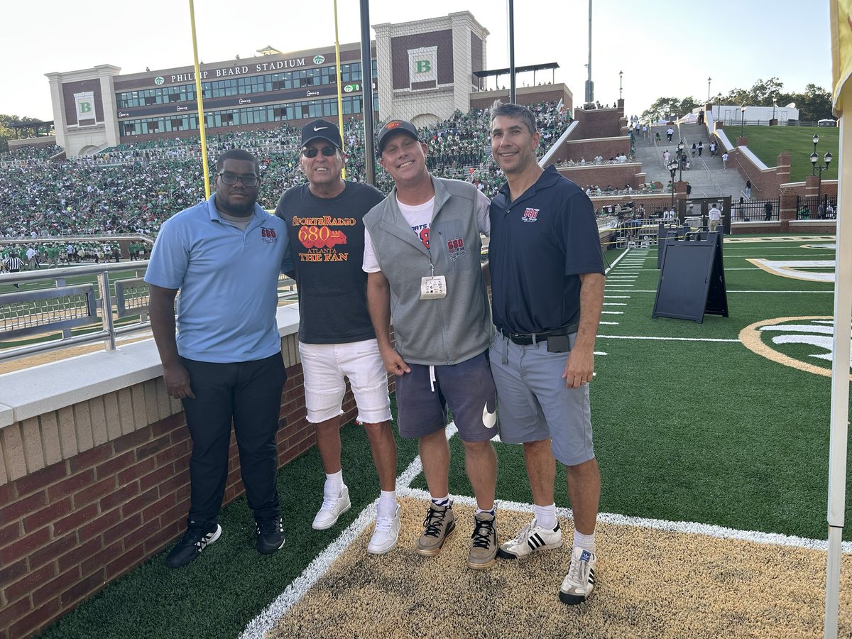 680FNF's tweet photo. Stayed tuned for the half time show coming up in 8:15 seconds. It will come live from Buford with these guys bringing you scores from across the state and a first half recap. https://t.co/dhsCd0MdhW