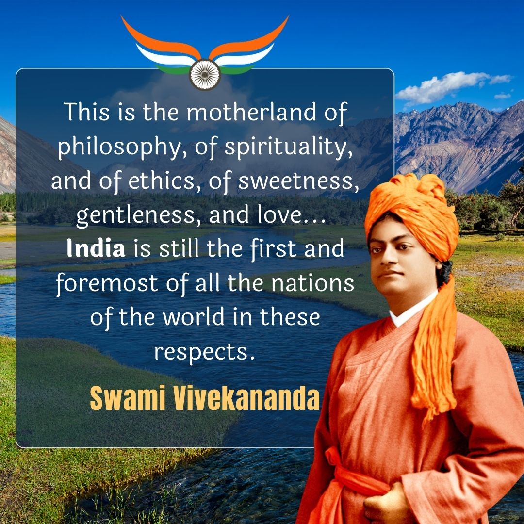 This is the motherland of philosophy, of spirituality, and of ethics, of sweetness, gentleness, and love… India is still the first and foremost of all the nations of the world in these respects.
– Swami Vivekananda

#RamakrishnaMath #SwamiVivekananda #BelurMath.org