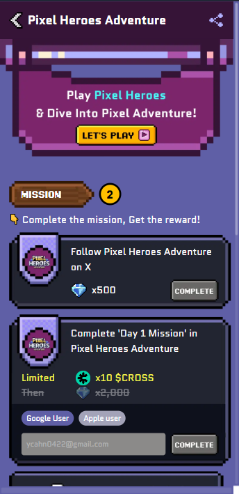 Find_RedStick's tweet photo. @crossplay_xyz mission complete.
#CROSSPLAY #CROSS #PHA https://t.co/etjFaGgSQm