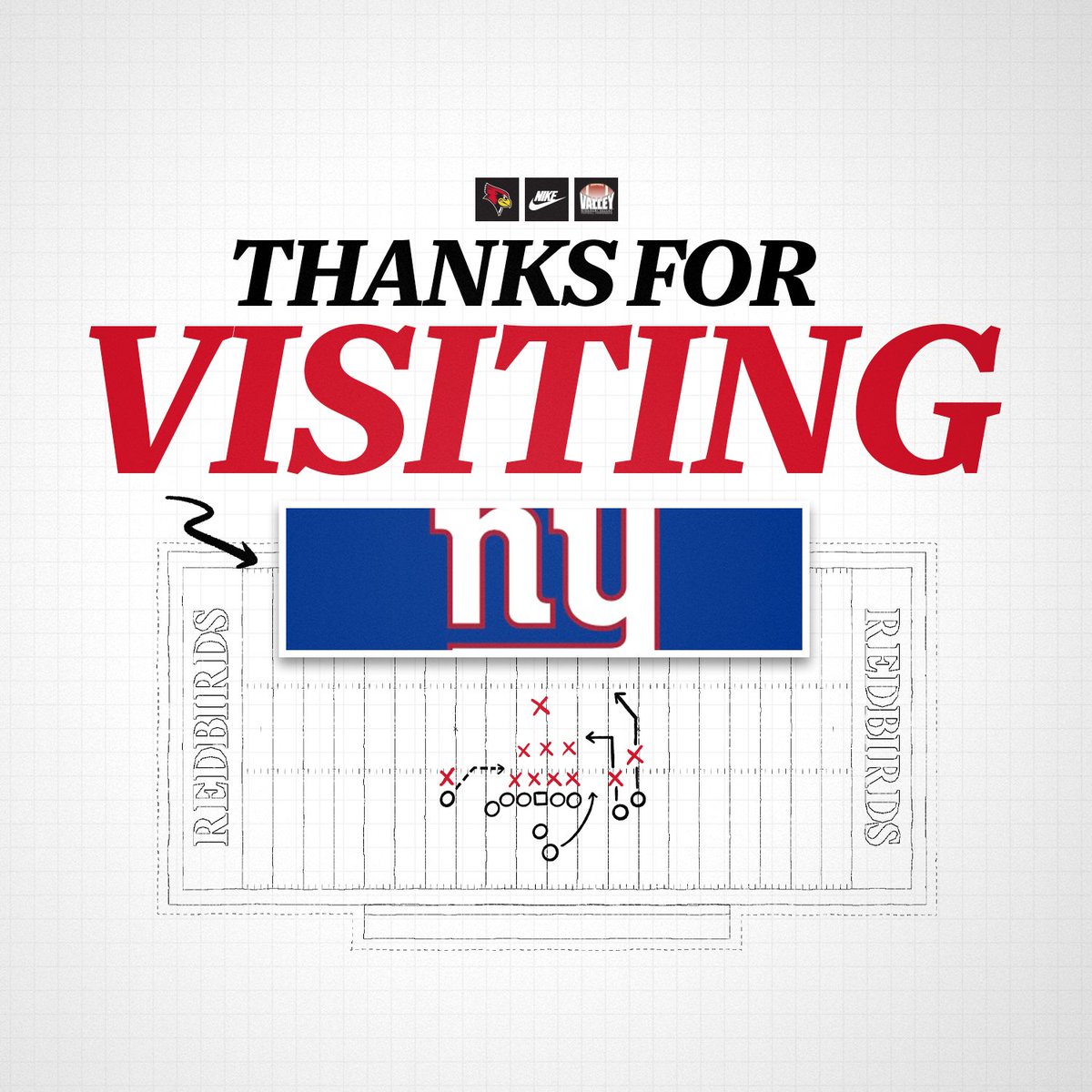 Thanks for stopping by <a href="/Giants/">New York Giants</a> 🔥