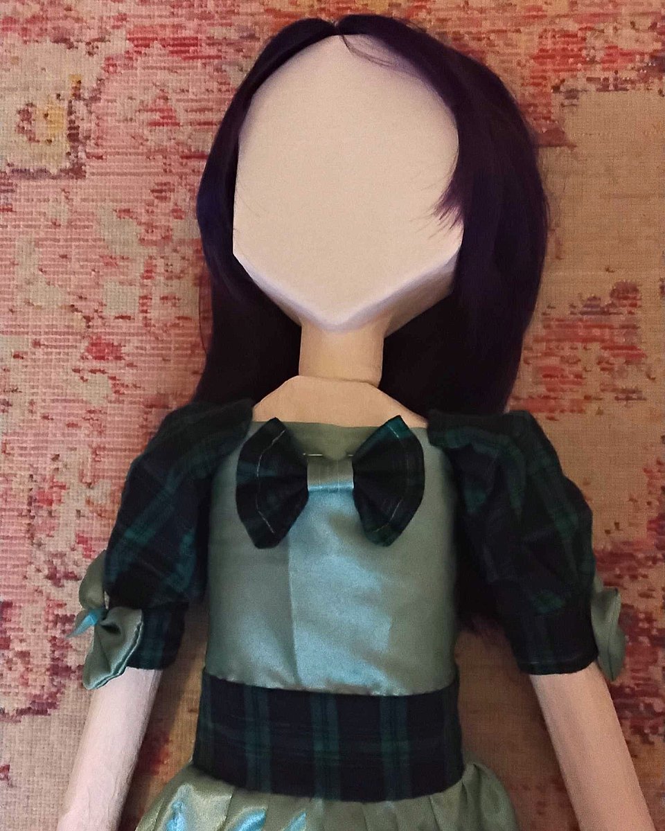 I don't want to draw the face because I could do it wrong and ruin the entire thing... And I can't paint over it and start again because there's no paint left...

But if I don't draw the face it will never be finished! 

Maybe I'll make the eyes out of paper and glue them on...