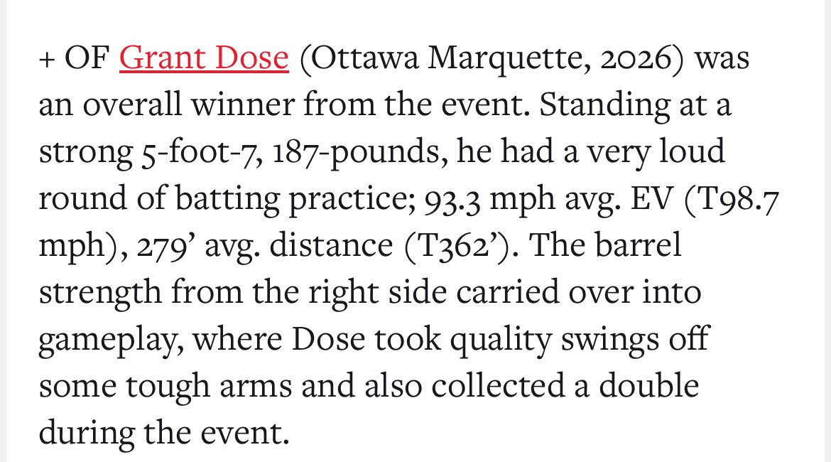 Thank you <a href="/PrepBaseballIL/">Prep Baseball Illinois</a> for a great event
<a href="/MarquetteBasbl4/">Marquette Academy Baseball</a> <a href="/4Marquette/">MARQUETTE ATHLETICS</a>