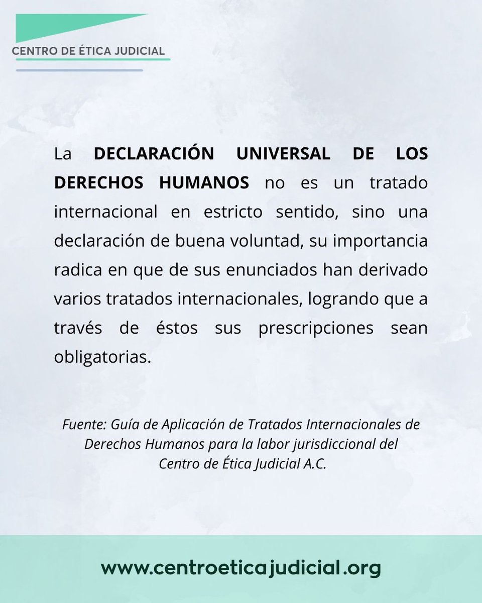 ℹ️ Te compartimos información que puede ser de gran utilidad 👍🏻

#DerechosHumanos 
#ÉticaJudicial