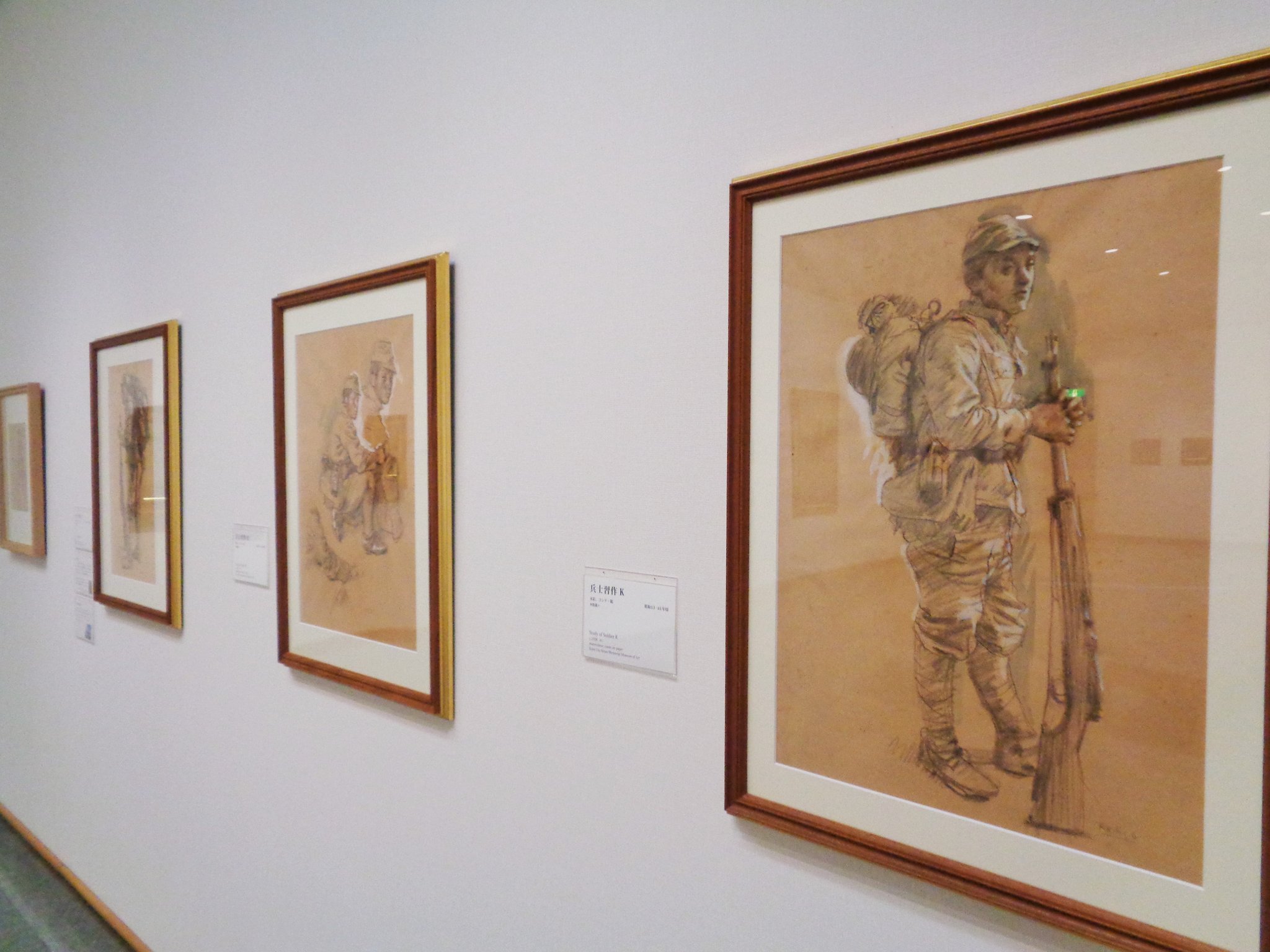 小磯良平、【絵画（迎賓館のためのエスキース）】、希少な大判額装用画集より 小磯良平、【絵画（迎賓館のためのエスキース）】、希少な大判
