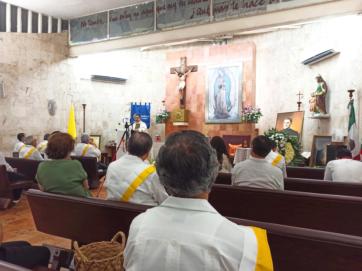 KofC17543's tweet image. Con los Caballeros de Colón de Yucatán, participamos en la Santa Misa por la Fiesta del Beato Michael McGivney, en la Rectoría Villa de Guadalupe. Se destacó su legado y el compromiso con la caridad, unidad, fraternidad y servicio a la comunidad. Ago, 13, 2025.

@KofC #KofC