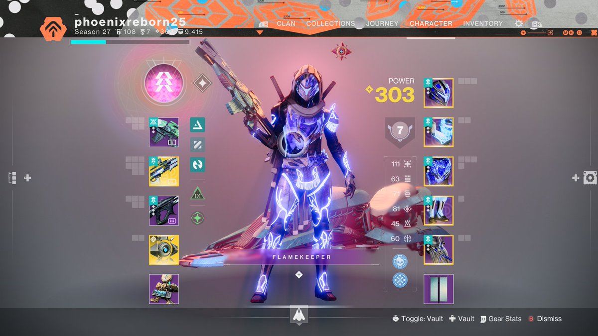 My Hunter is looking so fly