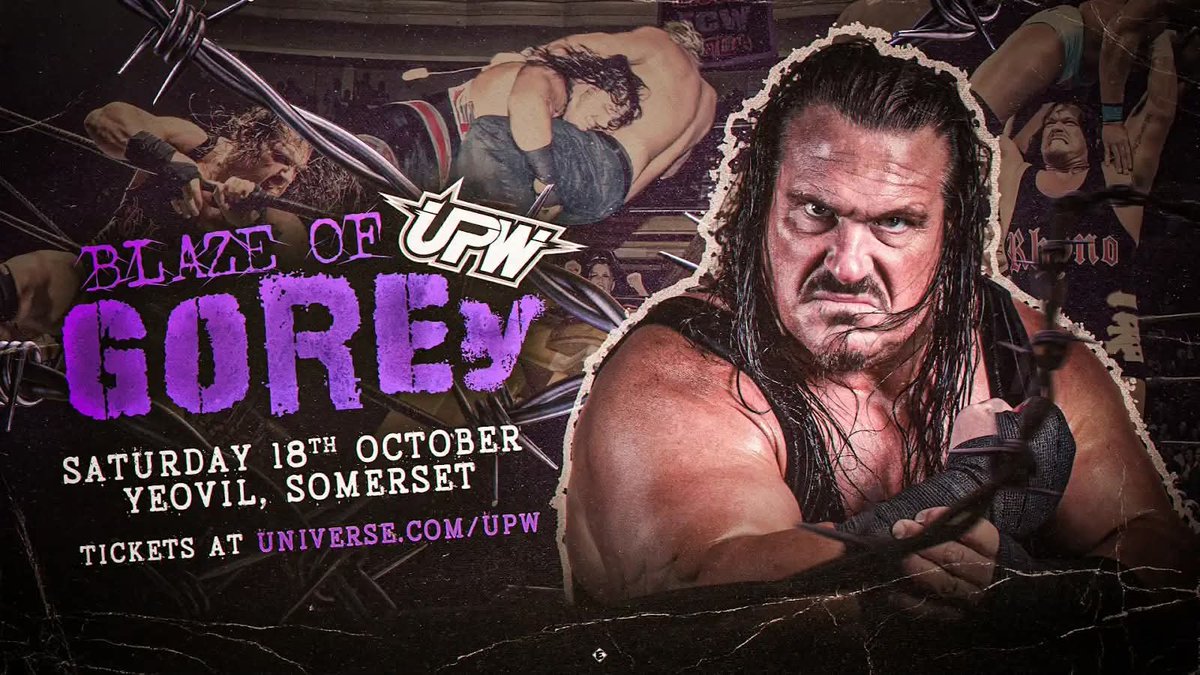 DaleClark136's tweet photo. Huge announcement tonight from @UltimateProUK the #ManBeast #Rhyno is heading to UPW this October in Yeovil, this will sell out fast grab your tickets quick. Your main event is Rhyno vs The Money Maker @SimonMiller316 for the UPW Championship #GoreGoreGore https://t.co/id0Rh6MyMs