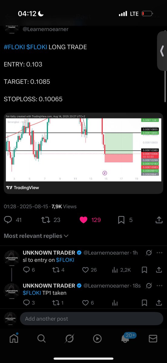 UNKNOWN TRADER tweet media