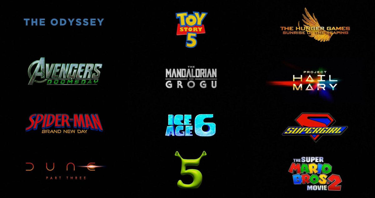 Nathan Messer (@n8mess) on Twitter photo 2026 is about to have the most stacked movie lineup ever 2026 is about to have the most stacked movie lineup ever
