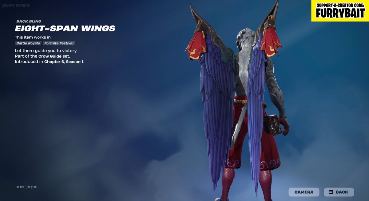 furry_fortnite's tweet photo. Karasu, from the Crow Guide set, is back on the Item Shop for the second time since he released! No sign of Corvida, their shared bundle, or any items from that set though.

Use code FURRYBAIT on the Item Shop to support us! #EpicPartner #FurryFortnite https://t.co/sihP1l3uzy