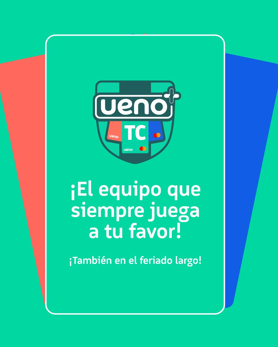 uenopy's tweet photo. Tu tarjeta no descansa, ni en el feriado largo 😉🥳

Disfrutá del 100% de reintegro en algunos peajes del país 🇵🇾 #uenobank 

Mira más en https://t.co/JcrKb0YAxu https://t.co/gJSvu7vpWL