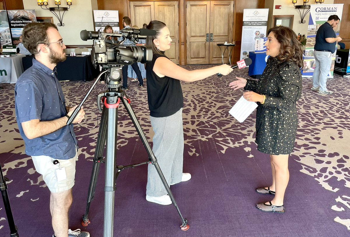 ADOH Dir. Ruby Dhillon–Williams being interviewed at the 2025 Arizona Housing Forum by <a href="/KOLDNews/">KOLDNews</a> CBS13 on the expansion of the ‘Arizona is home’ down payment assistance program that’s expected to help up to 100 first-time homebuyers achieve the American Dream in Tucson &amp; Pima Co.