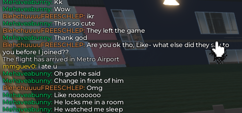 TheRealBlehchu's tweet image. So Um... the predators are getting more blatant.  The first video, before I could hit record, they were having blatant org*sms