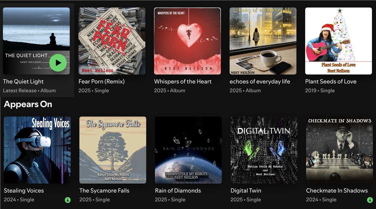 My three debut albums go live today on all platforms. And a remix single too! The latter is MY American Pie song!