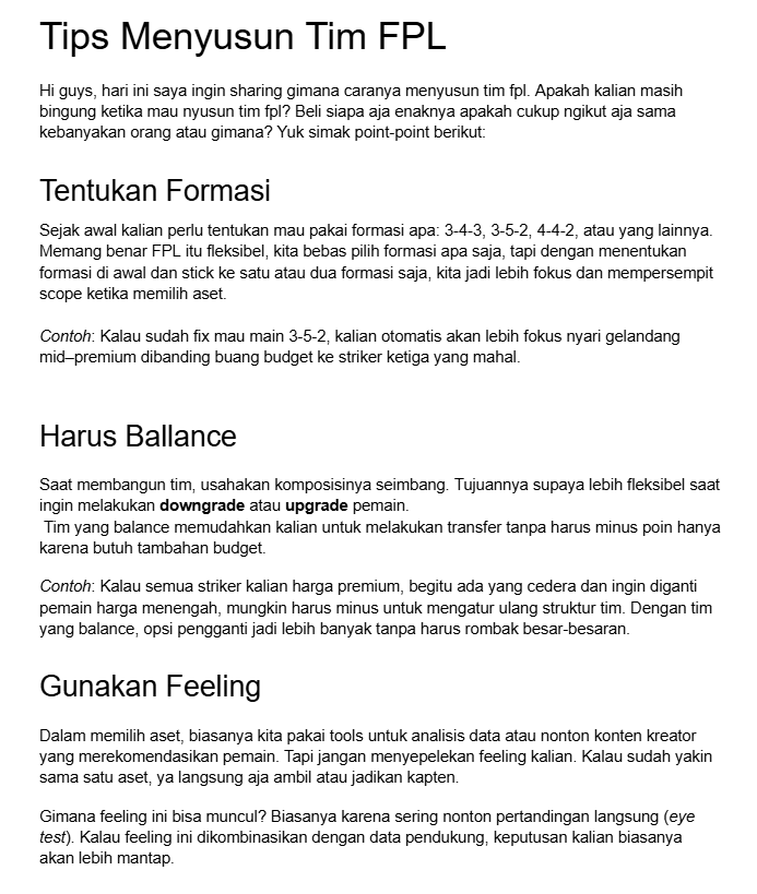 curtisjonesid's tweet image. #FPLTips #FPLIndonesia