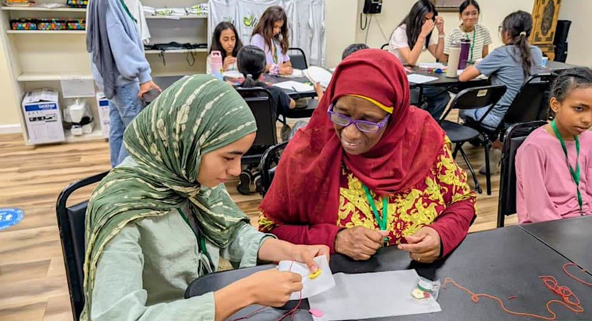 Teens Learn the Lost Arts of Sewing and Ironing at New Summer Camp Taught By Local Grandmas Staving off Loneliness bit.ly/4mIl5Ne