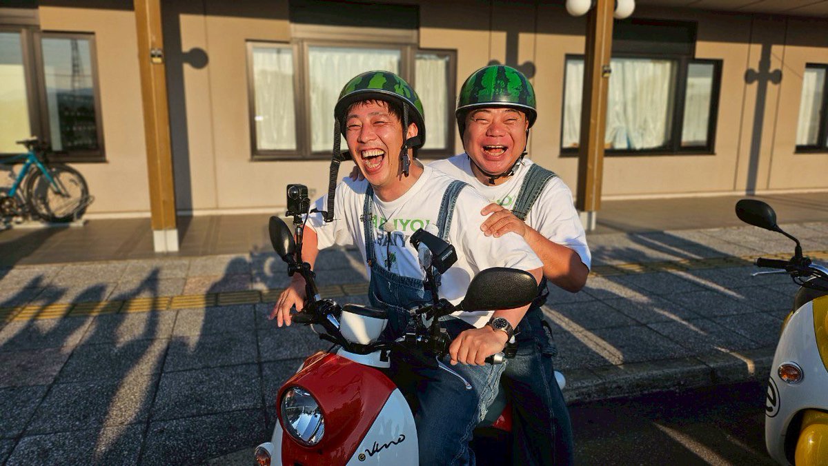 tvtokyo_degawa's tweet photo. 明日夜6時30分放送の『出川哲朗の充電させてもらえませんか？』…仕上がりましたッ🛵🌈

ゲストは…さらば森田さん＆初登場の佐々木久美さん☀️💫
絶景の留萌から夕張へ！北海道のど真ん中を縦断旅です🍈🌻

見どころは…森田さんの宿探し＆佐々木さんの充電探し💦

２人の楽しい大ピンチをぜひぜひ〜🍉 https://t.co/U5S1HM07JE