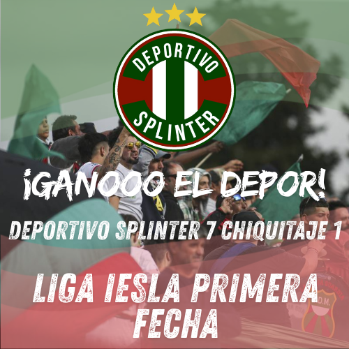 depSplin's tweet photo. GANOOO EL DEPOR JASJQUJSAUSJQU

EL DEPOR PELO LA JAPI Y ESTA VEZ COBRO CHIQUITAJE, LES METIMOS 7 POR LA PRIMERA FECHA DE LA @LigaIESLA.

TuquiSSJ ⚽⚽⚽⚽
Splinter Spider ⚽⚽
Olimpia ADMV ⚽

DALE PIZZERO TE AMO TUQUI https://t.co/T1YD2kDKTr
