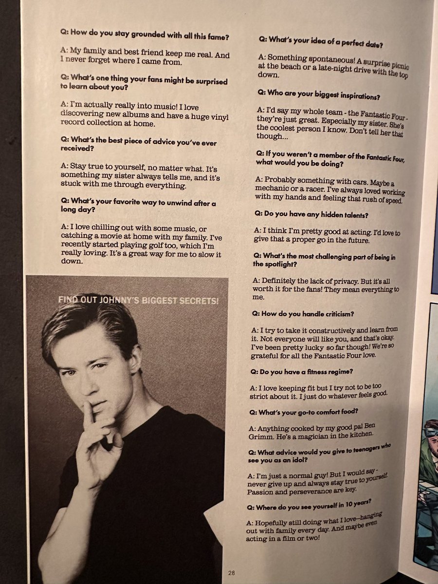 what do you mean there’s j14 magazine like spreads in a fantastic four comic book