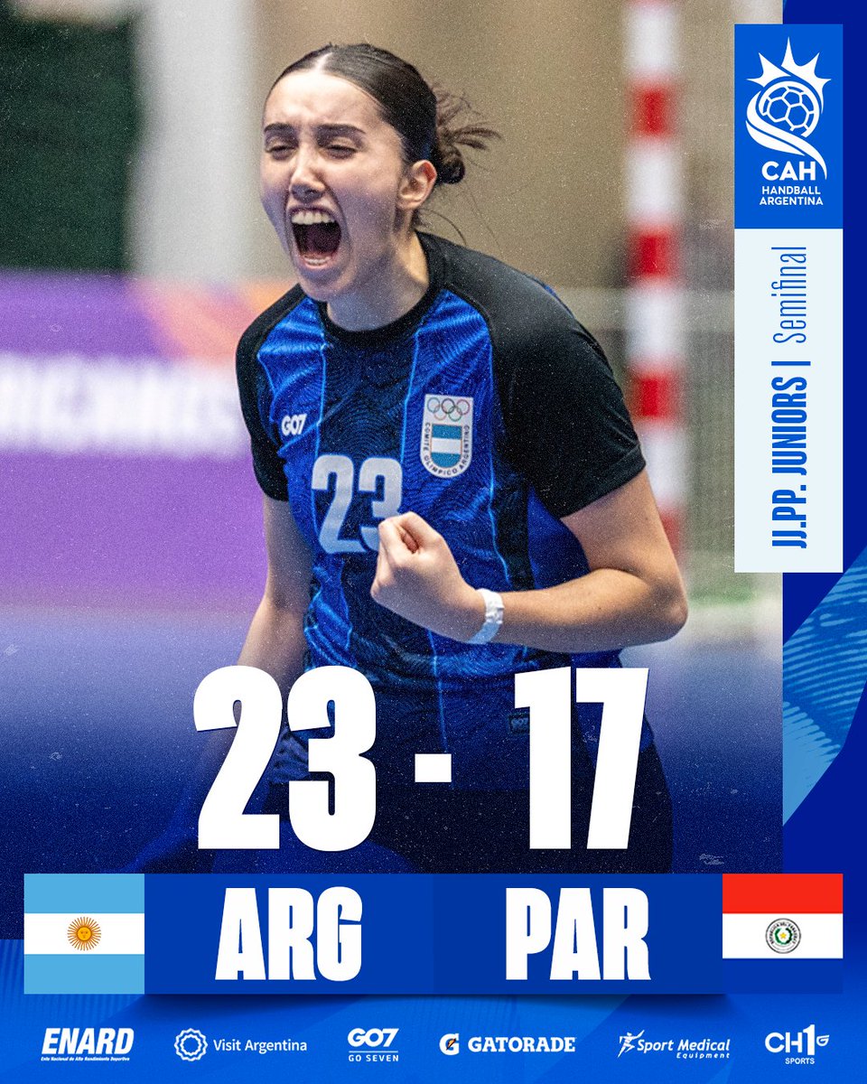 ¡La Garrita, a la final! 🇦🇷🔥

La Selección Junior Femenina superó a Paraguay 🇵🇾 en semifinales de los Juegos Panamericanos Juniors de Asunción y se metió en el partido decisivo.

Mañana, desde las 20:00hs, irán por la medalla de oro 🥇 frente a Brasil 🇧🇷.
