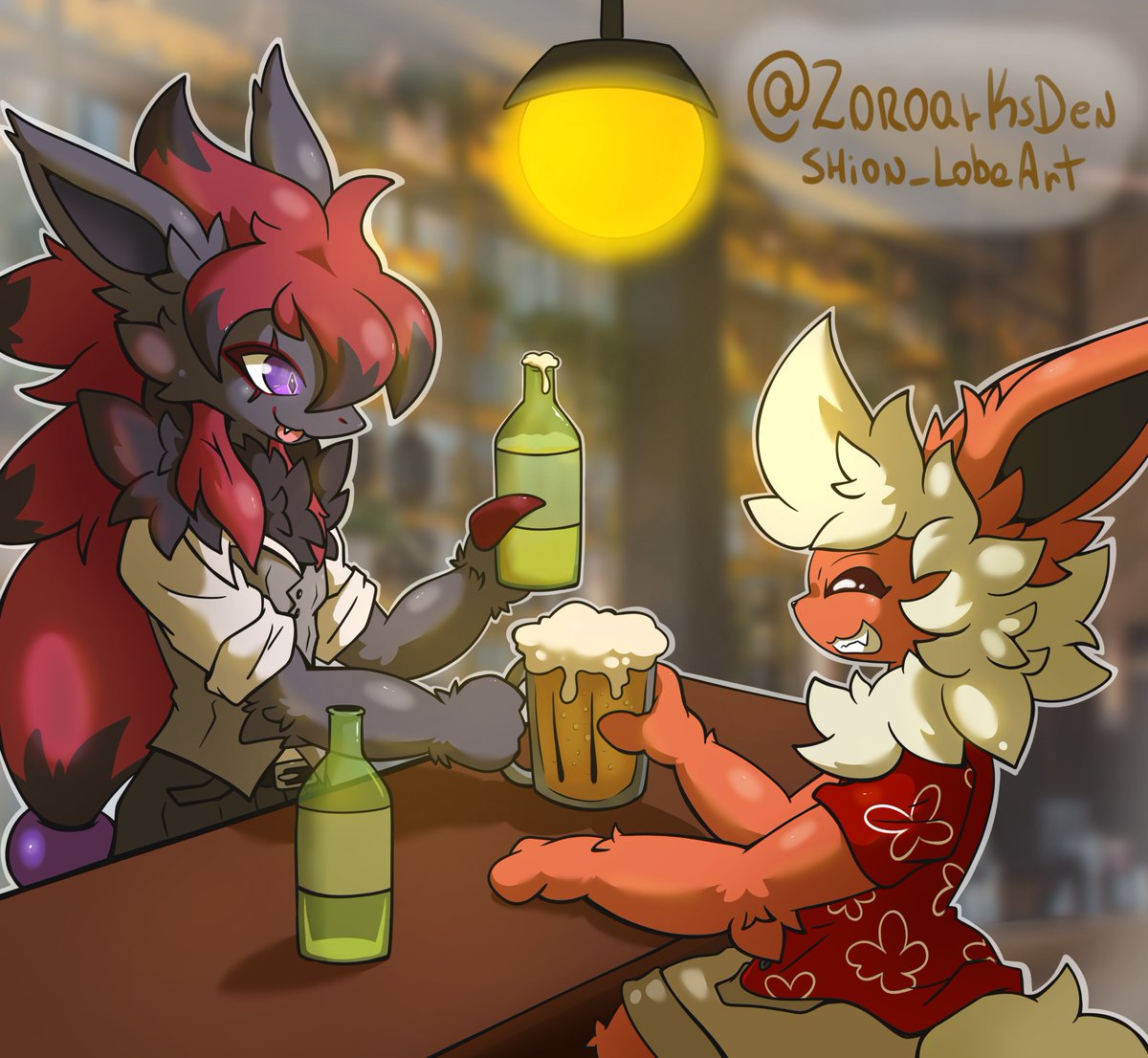 Shion_LobaArt's tweet photo. ~ Comm ✨@ZoroarksDen ✨
Thank you! ~ 💛

#zoroark #pokemon #fanart https://t.co/EDVIR21rP9