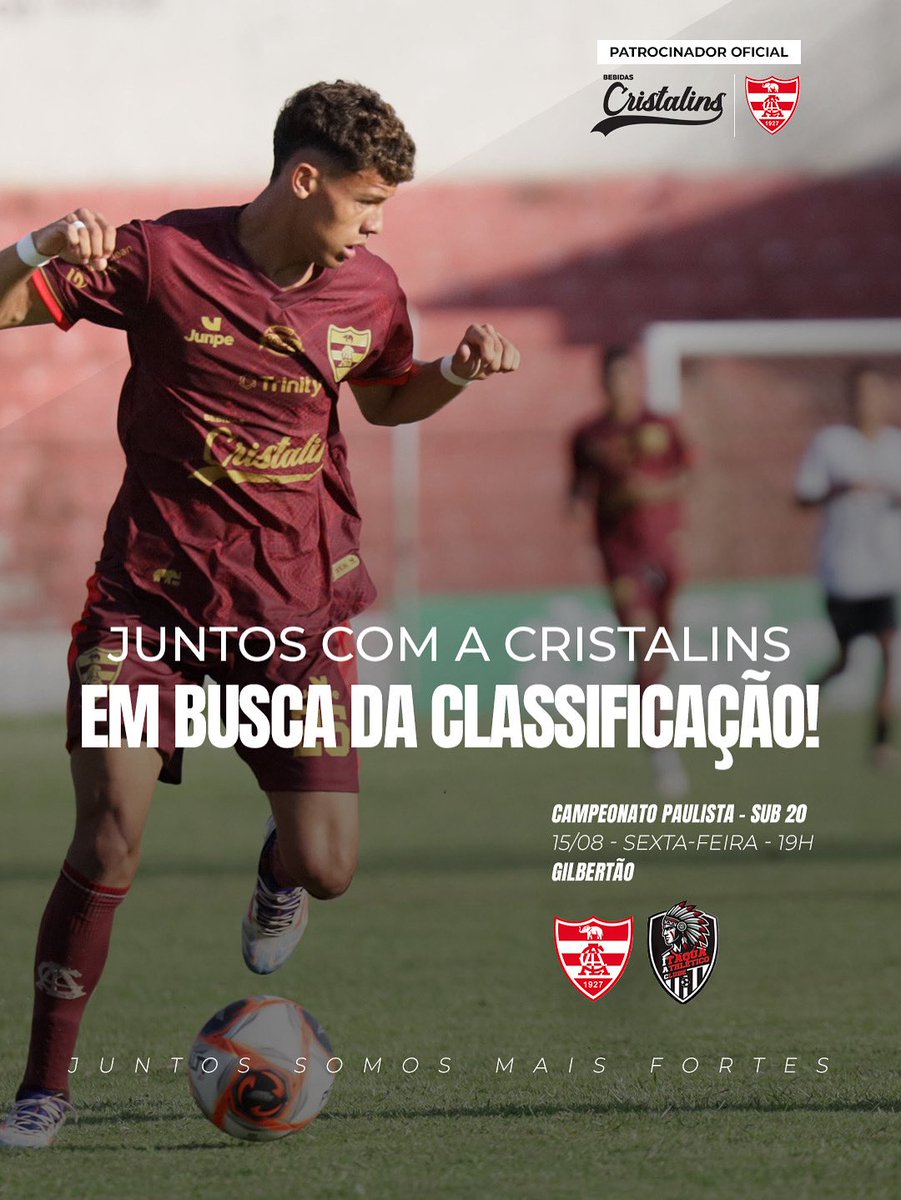 linenseoficial's tweet photo. Nesta sexta-feira, o Clube Atlético Linense entra em campo em mais um desafio decisivo, e a nossa torcida é o combustível para buscar a vitória!

E a patrocinadora oficial Cristalins, convoca todo o torcedor atleticano, venha para o Gilbertão vestir o vermelho e branco!! https://t.co/HFfNnKMznA