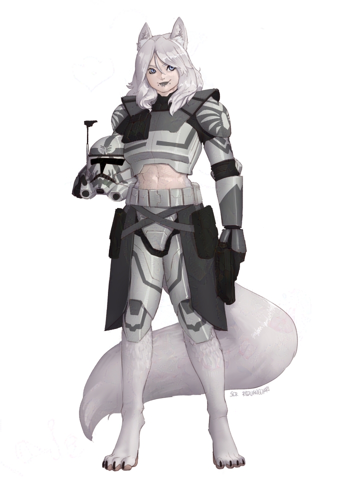 Commission for <a href="/LuminaEmber/">Lumigosa</a> from a certain goblin (cough <a href="/PhoebeBane/">Phoebe Bane🔪| Goblin VTuber</a> cough)
CT-28106 Hush reporting for duty!
#starwars #TheCloneWars  #commissionsopen