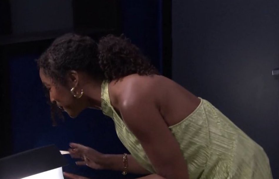 Live look at Morgan during the live eviction #BB27