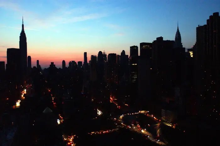 AsadFromNYC's tweet image. Someone reminded me that 22 years ago today, NYC had the crazy blackout for almost a whole day (or two?)

OG New Yorkers: Where were you? I was playing my Gameboy Advance with the adapter plugged in and once the light went out I knew something was up…