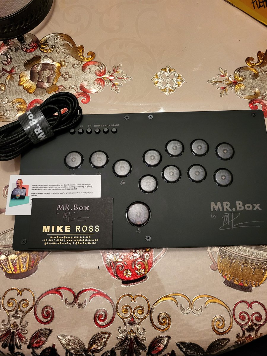 SergeR_12's tweet image. Just got mine. I'm excited to use my first hitbox! Great quality too. Thank you Mike and the crew!