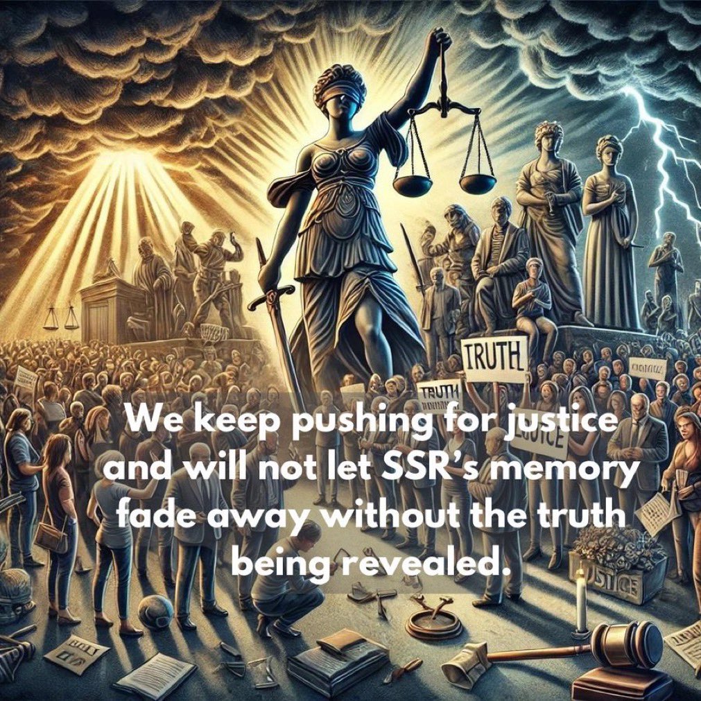 SSR has been taken away from us ,but the lessons we learnt,will keep the fire  burning..
Will keep the wheel turning 
Will keep the motive churning ☀️

<a href="/CBIHeadquarters/">Central Bureau of Investigation (India)</a> <a href="/Copsview/">Praveen Sood</a>
<a href="/PMOIndia/">PMO India</a> <a href="/BJP4India/">BJP</a> <a href="/Dev_Fadnavis/">Devendra Fadnavis</a>

SSRCASE TurningPoint InHistory