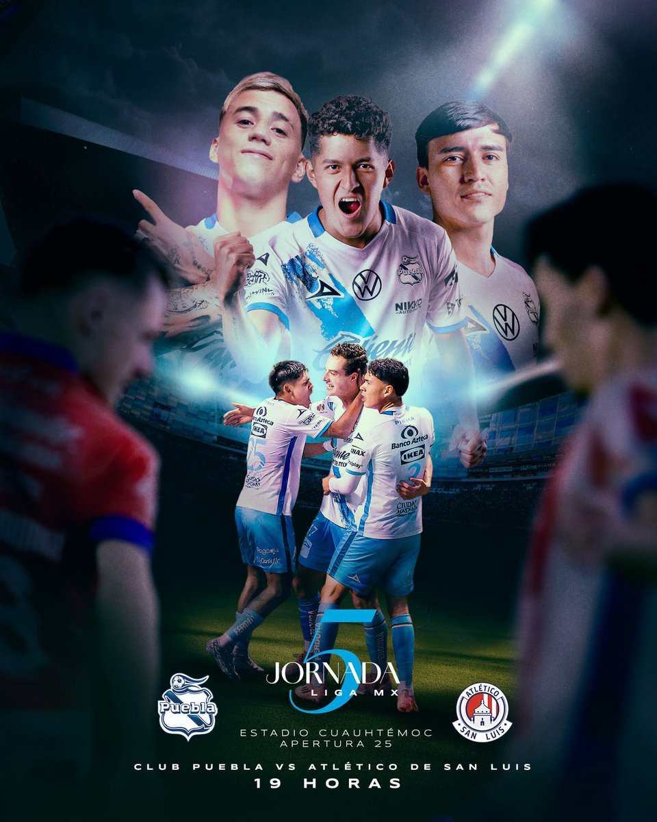 ¡Es el momento de dar lo mejor de nosotros para nuestra afición! 🔥 HOY salimos por ustedes a la cancha del Cuauhtémoc 🔵👊🏻

¡HOY JUEGA EL PUEBLA, SEÑORES! ¡HOY JUEGA NUESTRA FRANJAAAA! 🤩💙

#LaFranjaNosUne🎽