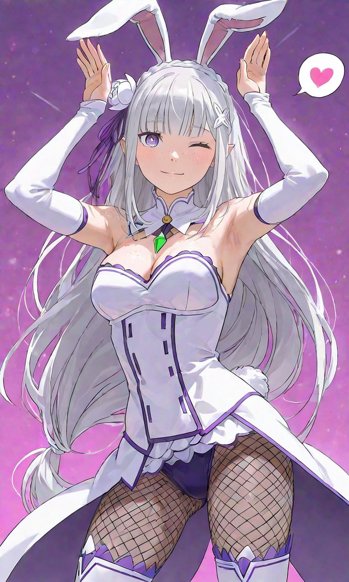 Emilia-tan Bunny!

#AIart  | #PixAI | #AIイラスト︎
